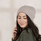 Mia Fratino - Cashmere Ribbed Beanie