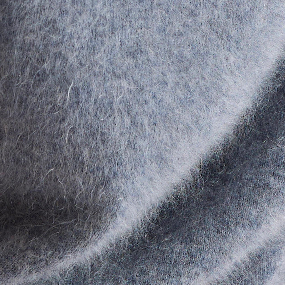 Close-up of gray fabric texture