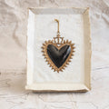 Milagro Black Heart with Crown