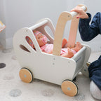 Moover Essent Dolls Pram - Off White