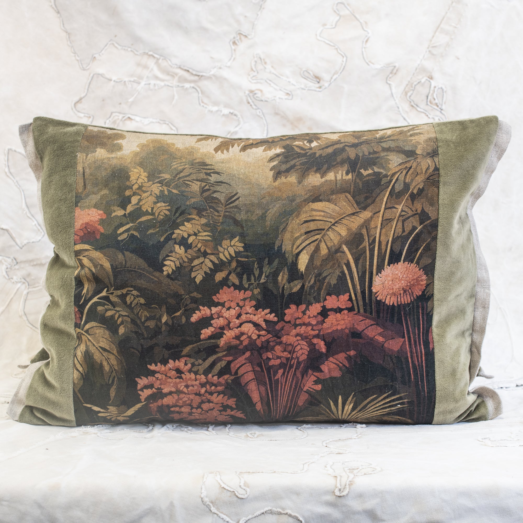 Namrana Linen & Velvet Cushions 40 x 55