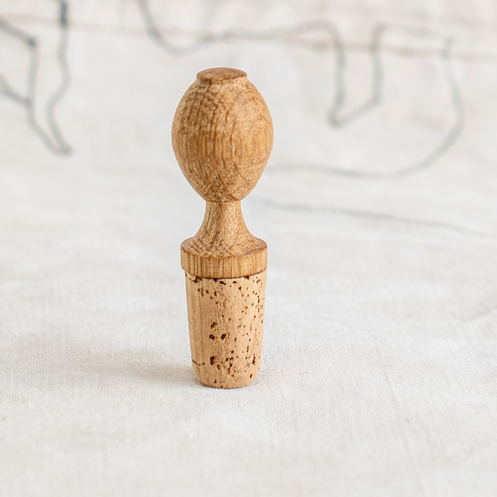 Oak Bottle Stopper