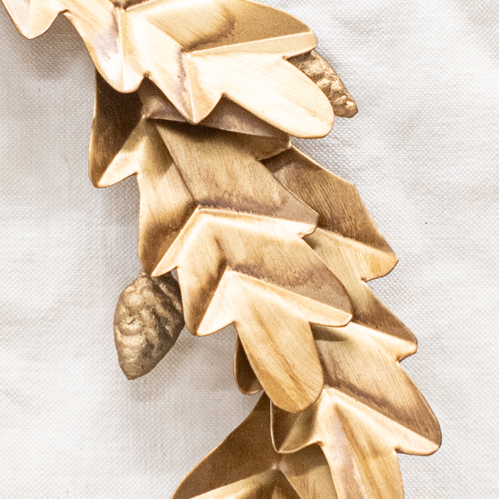 Gold Wreath with Acorn