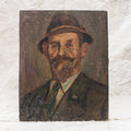 Antique European Painting Kind Gent