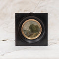 Antique European Painting Riverside Wanderings