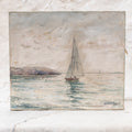 Antique European Painting Summer Fiord