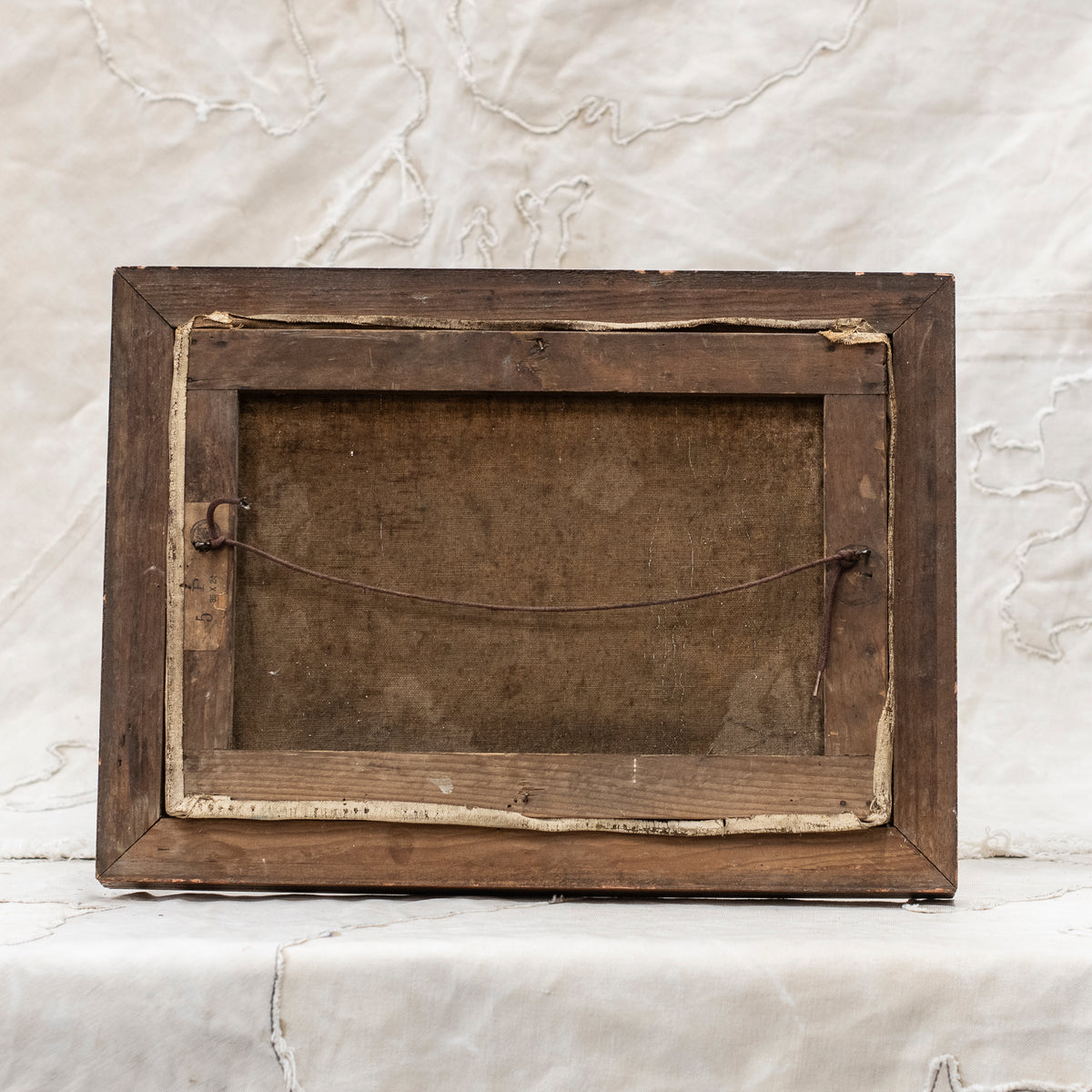 Antique European Painting Verdant Inlet