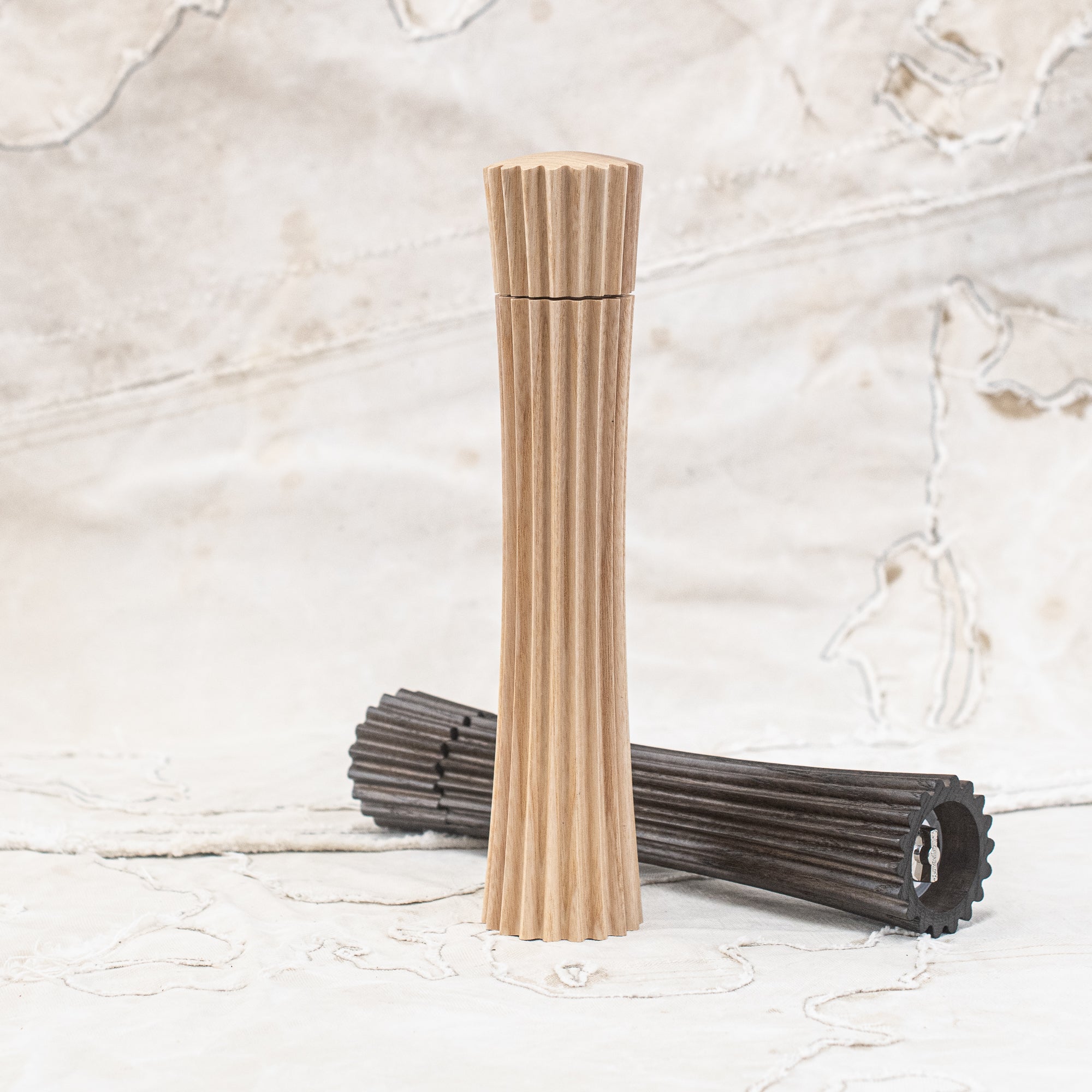 Pepper or Salt Grinder - Ashwood Pleats Design