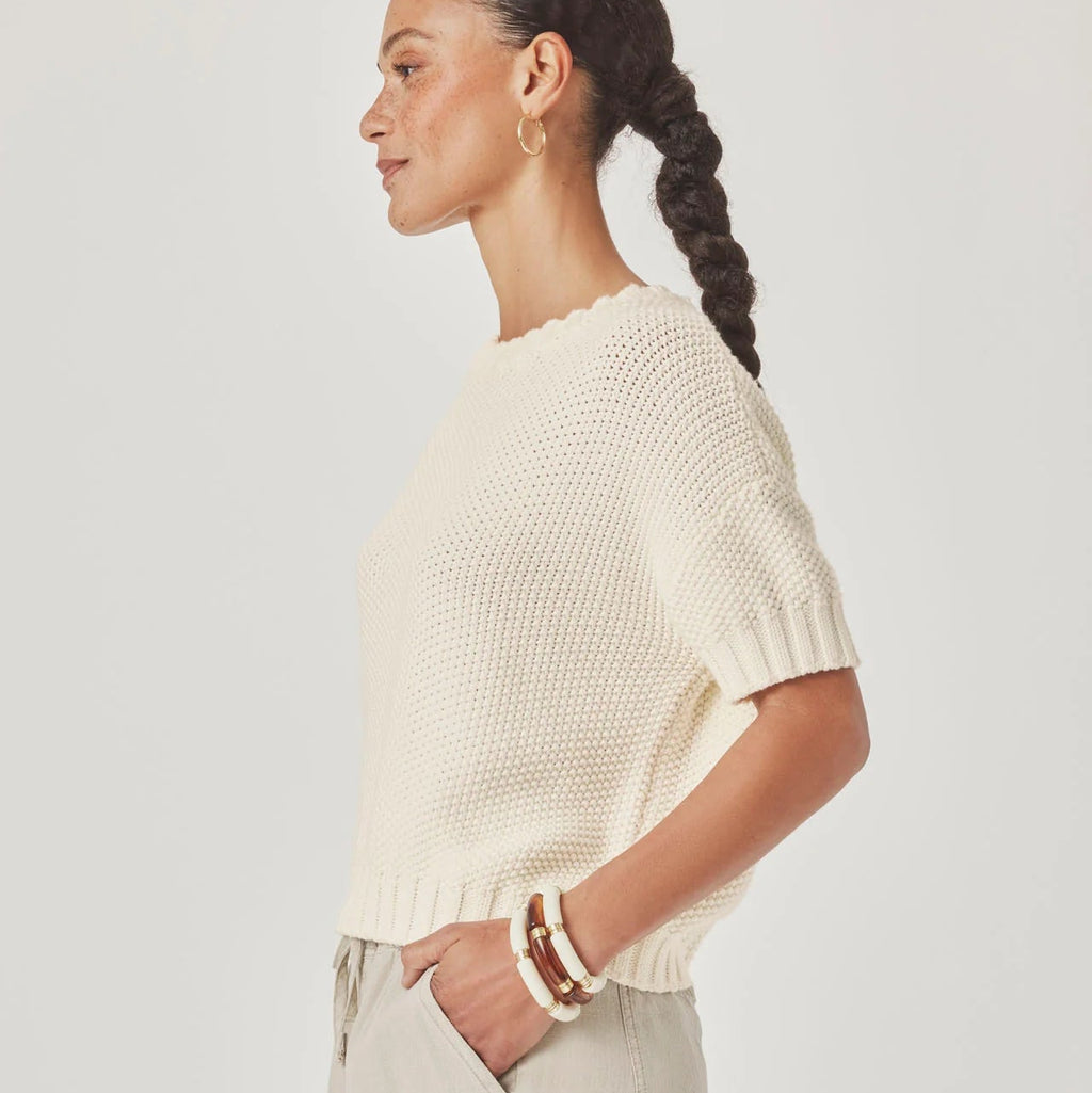 Splendid - Annmarie Short Sleeve Sweater