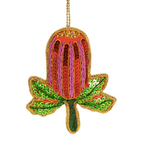 Australian Christmas Sequin Hanging Decoration