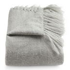 Andes Alpaca Boucle Throw - Ash