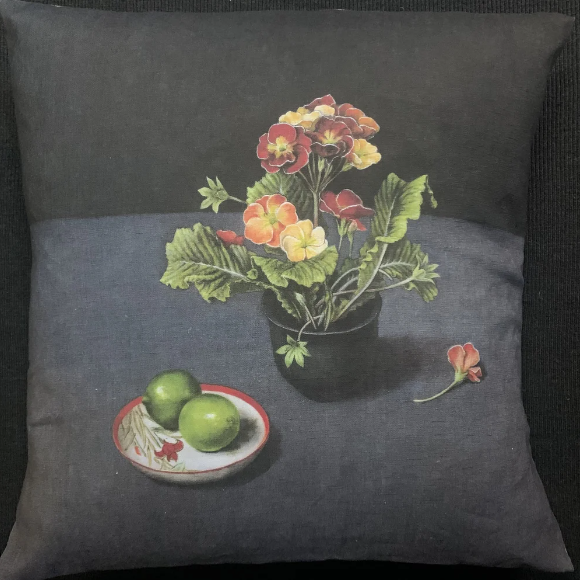 Anita Mertzlin Cushion - Linen Polyanthus