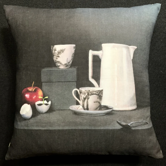 Anita Mertzlin Cushion - Linen The White Jug