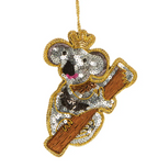 Australian Christmas Sequin Hanging Decoration