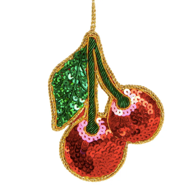 Australian Christmas Sequin Hanging Decoration