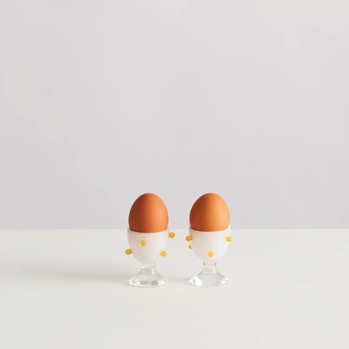 2 Pomponette Egg Cups by Maison Balzac