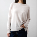 Mia Fratino - Cashmere Boyfriend Crew Knitted Sweater