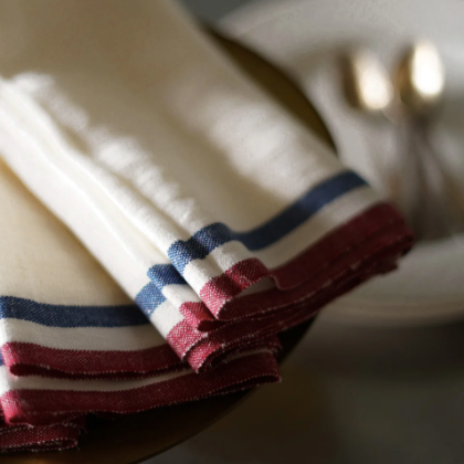 French Selvedge Serviettes