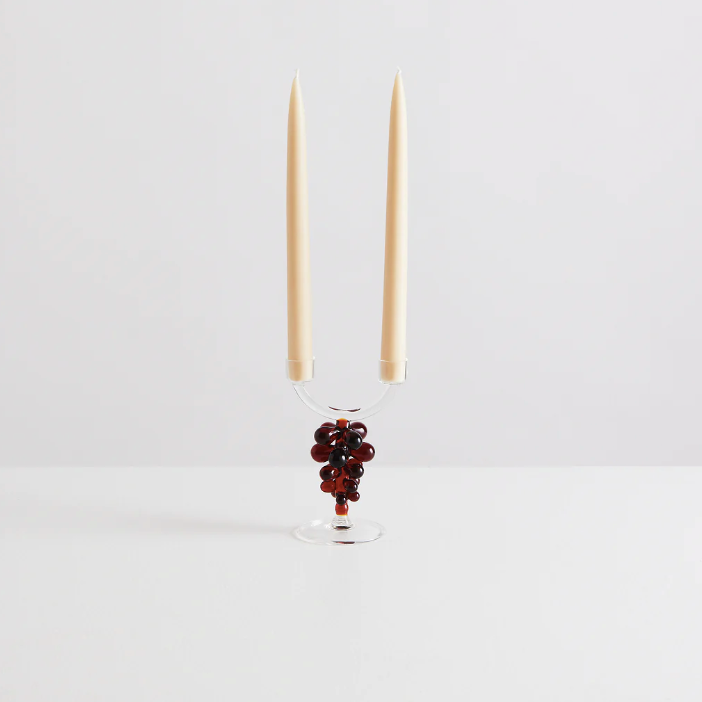 Bordeaux Double Candle Holder by Maison Balzac
