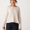 Francie Doll's Trimmed Reversible Cardigan
