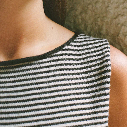 Francie Striped Star Vest