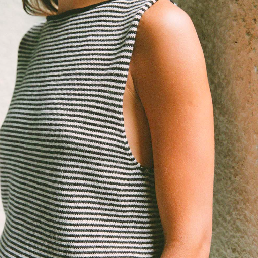 Francie Striped Star Vest
