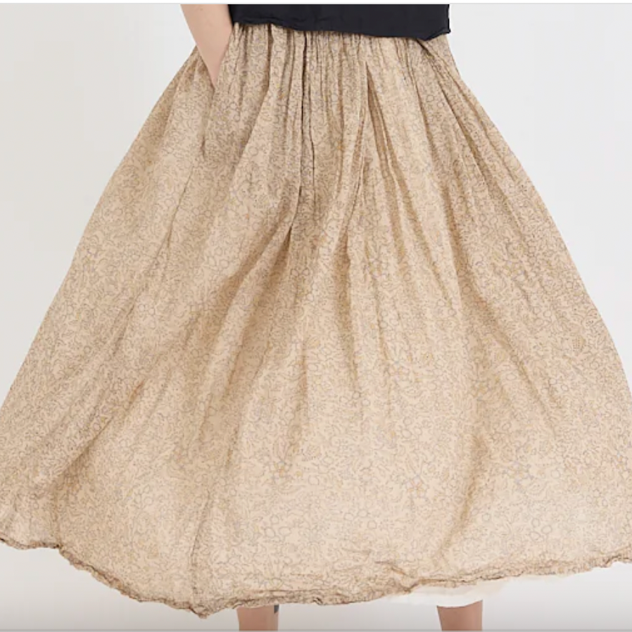 Metta Melbourne Ulla Skirt - Double Cotton Voile Ginza
