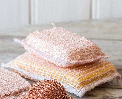 Copper Pot Scrubbers & Sponges