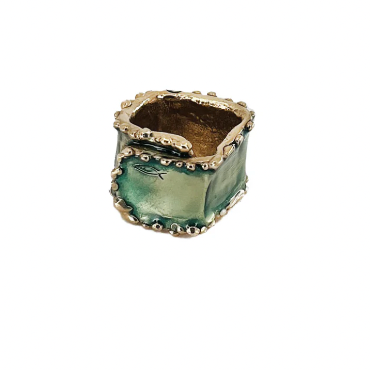 Pesci Che Volano Busta Ring - Aqua