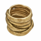 Pesci Che Volano Gomitolo Ring - Bronze