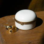 Alix d Reynis Limoges Porcelain Jewelry Box