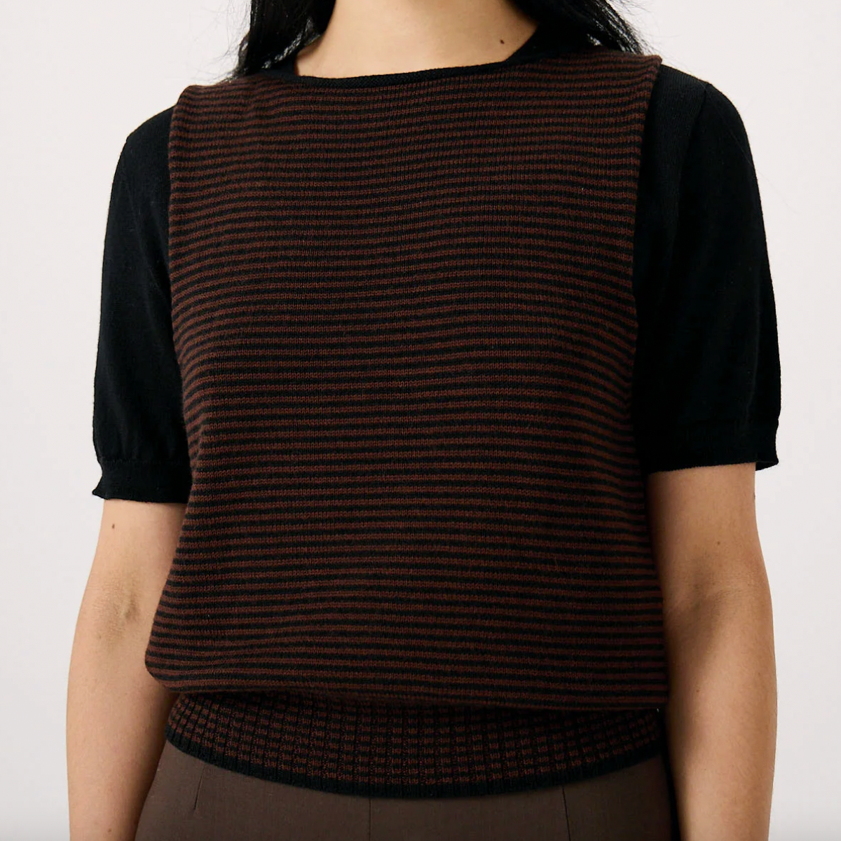 Francie Striped Star Vest