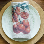 Illustrated Linen Napkins Set/6 - Vegetables