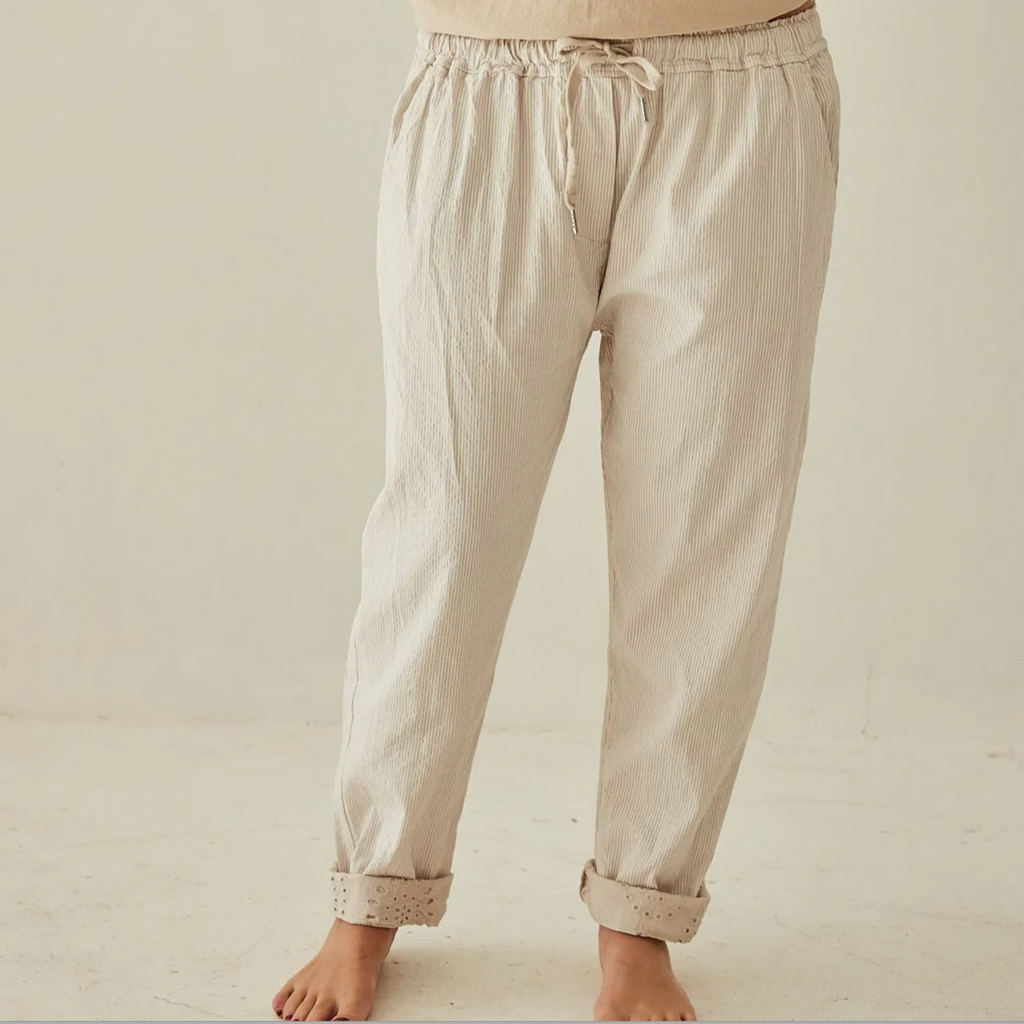 Mamapapa Pepa Stripe Cotton Pants