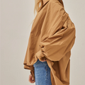 Mamapapa Northern Oversized Cotton Shirt w Gathers