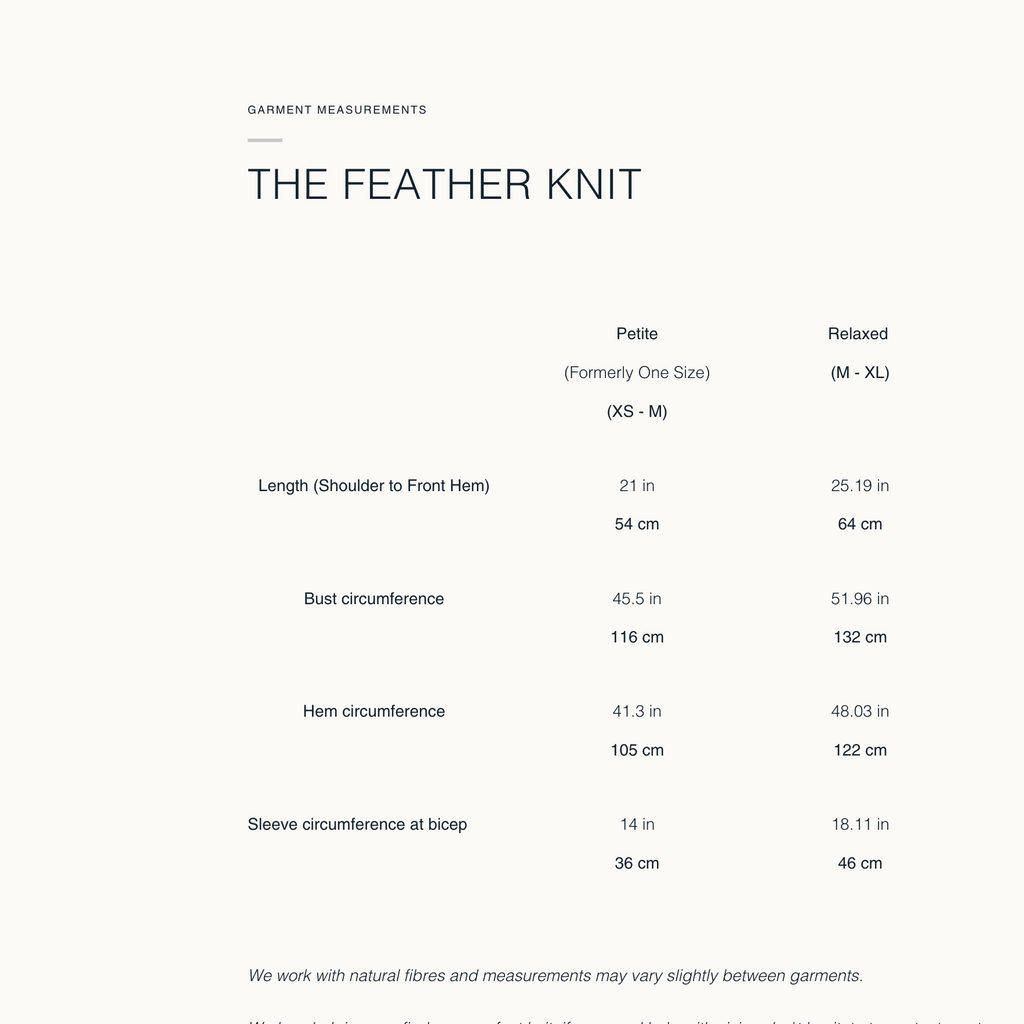 Francie Feather Knit