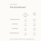 Francie Feather Knit