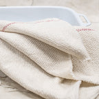 Red Stripe Selvedge Cloth / Oven Cloth