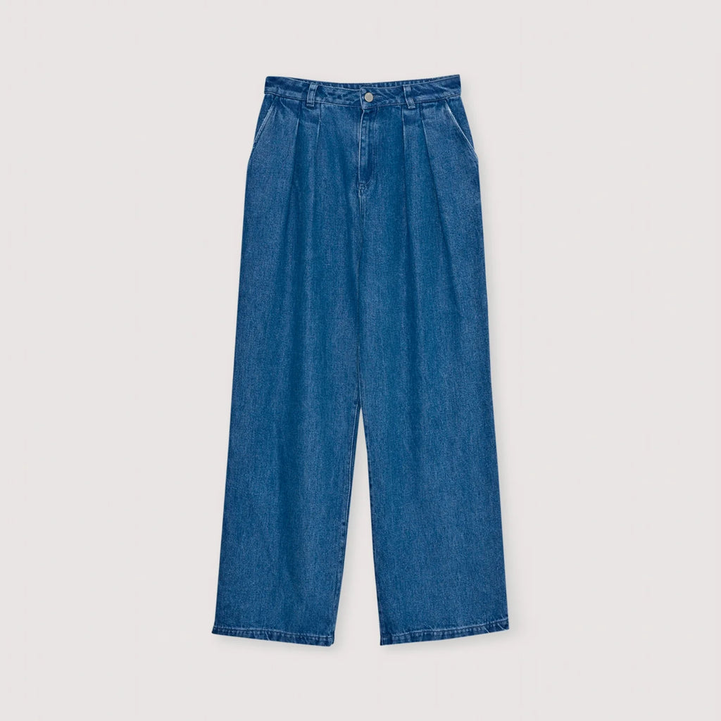 The New Society - Tencel Woman Pant Mid Denim