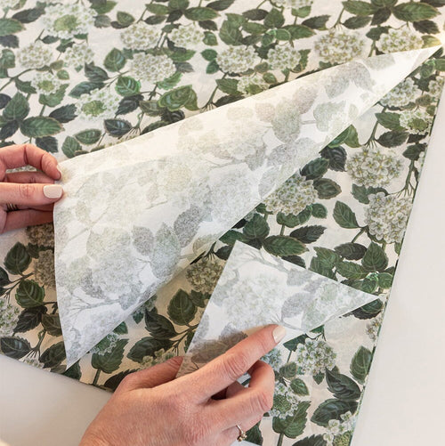 4pk Tissue Paper - Hydrangea