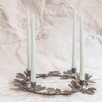 Table Wreath with Four Taper Holder
