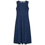 The New Society -Denim Woman Dress Indigo