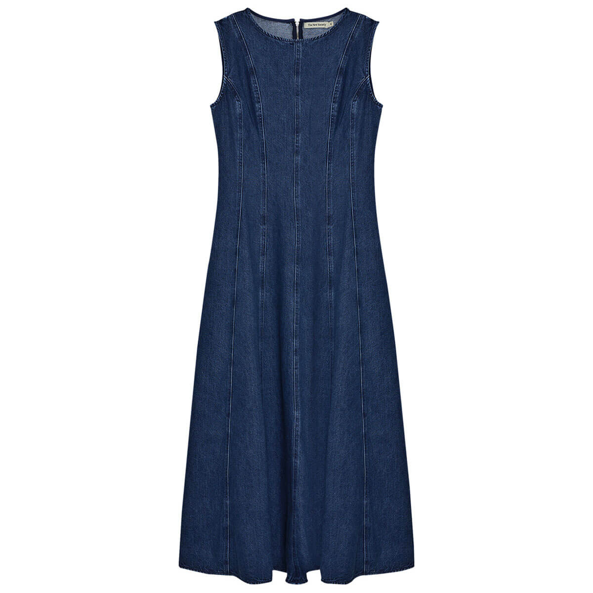 The New Society -Denim Woman Dress Indigo