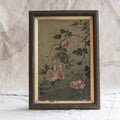 Antique English Floral Oil Painting
