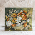 Antique French Floral Oil Painting