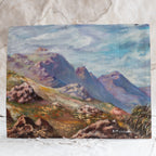 Antique Italian Landscape Oil Painting