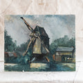 Antique French Landscape Oil Painting