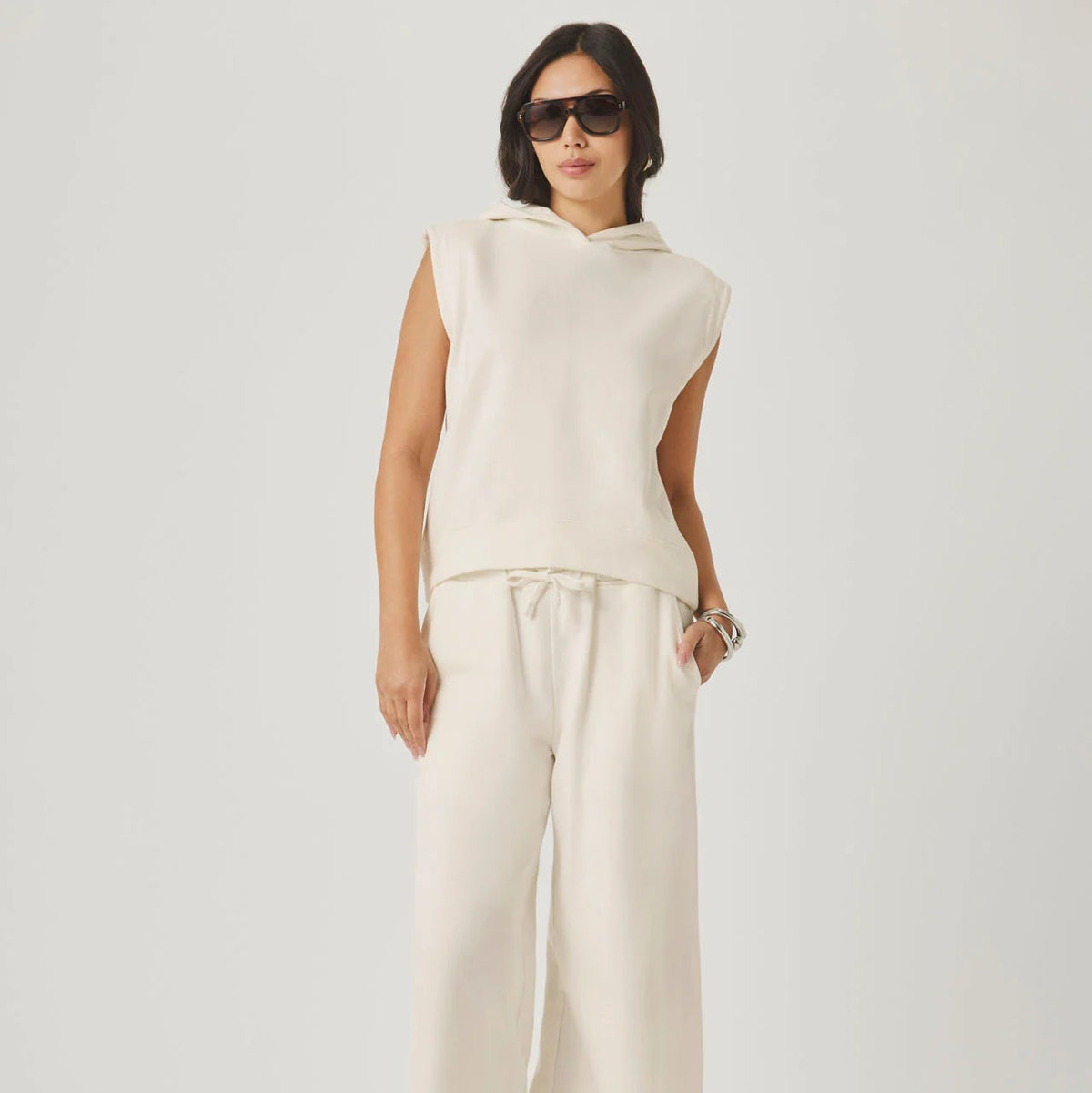 Splendid - Greta Terry Sleeveless Hoodie