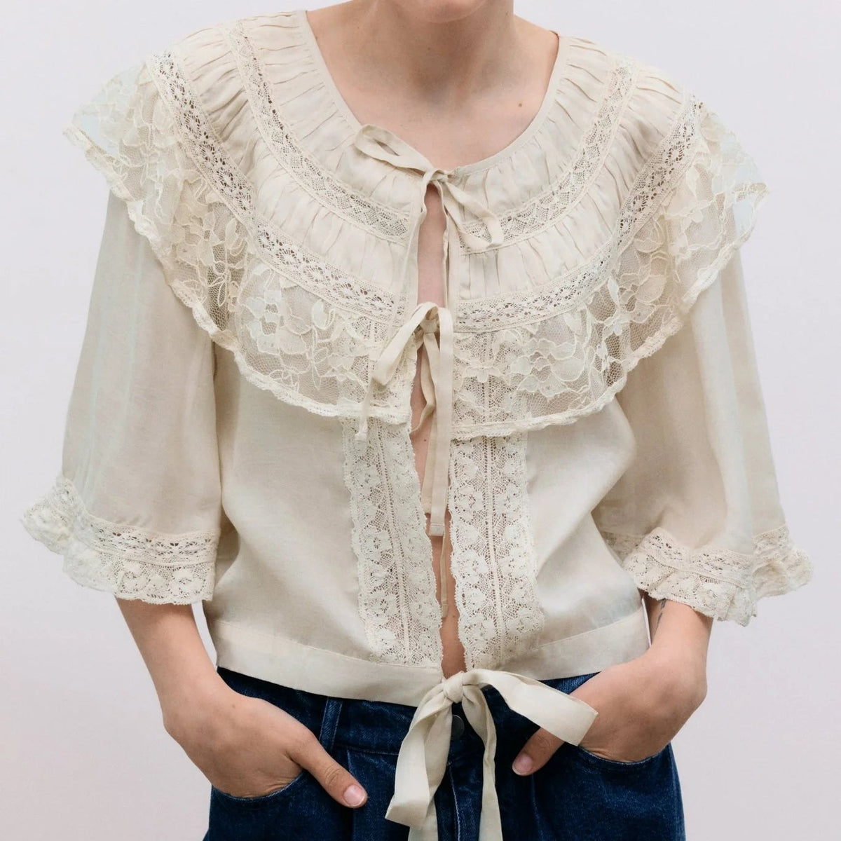 The New Society - Ammi Woman Blouse Ecru