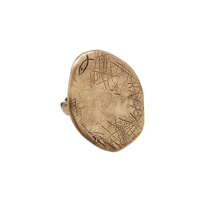 Pesci Che Volano - Piastra Ring Bronze